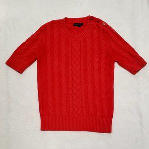 Banana Republic Cable-knit Sweater in Orange, Size S